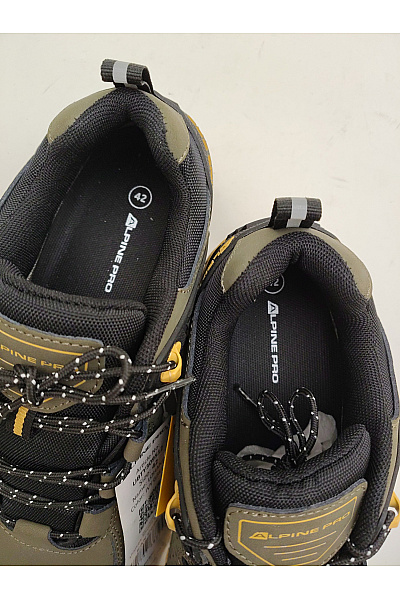 ALPINE PRO Pánské khaki trekingové outdoorové boty šněrovací Vel. EU 42 | ALPINE PRO | obrázek 9
