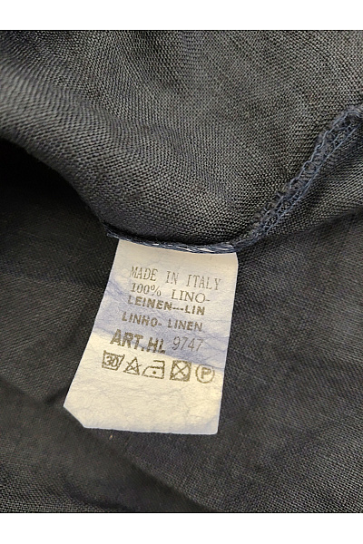 AM Shoe Company Dámská lněná halenka s krátkým rukávem a kapsami Vel. XXL | AM Shoe Company | obrázek 5