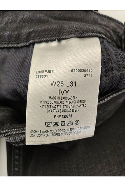 Lee Černé dámské skinny džíny s vysokým pasem Velikost W26 L31 | Lee  | obrázek 8