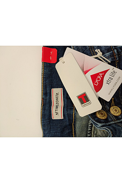 TIMEZONE Pánské modré bavlněné džíny skinny fit Velikost W31/L32 | TIMEZONE | obrázek 9