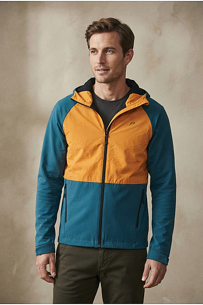 Protective Pánská Sportovní Outdoorová Bunda S Kapucí Se Zipem Velikost M