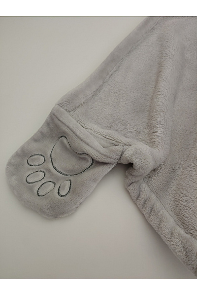 Šedá dětská deka s kapucí koala | Unimoda | obrázek 4