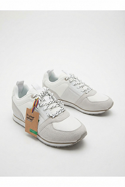 BENETTON Pánské Tenisky United Colors Of Retro Bílé Velikost EU 41