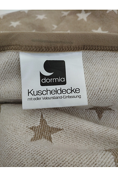 Bavlněná deka s hvězdami béžová | Unimoda | obrázek 5