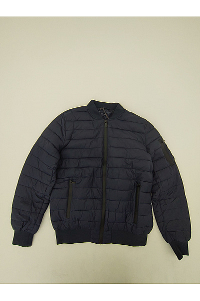 Cars Jeans Pánská modrá prošívaná bomber bunda se zipem Velikost L | Cars Jeans | obrázek 2
