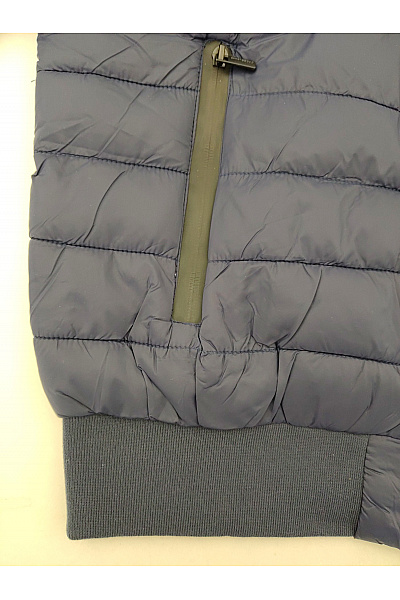 Cars Jeans Pánská modrá prošívaná bomber bunda se zipem Velikost L | Cars Jeans | obrázek 3