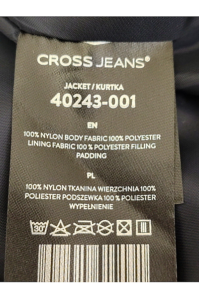 Cars Jeans Pánská modrá prošívaná bomber bunda se zipem Velikost L | Cars Jeans | obrázek 7