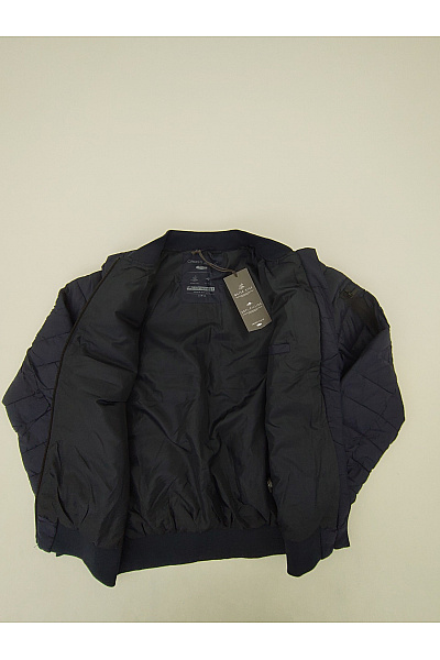Cars Jeans Pánská modrá prošívaná bomber bunda se zipem Velikost L | Cars Jeans | obrázek 8