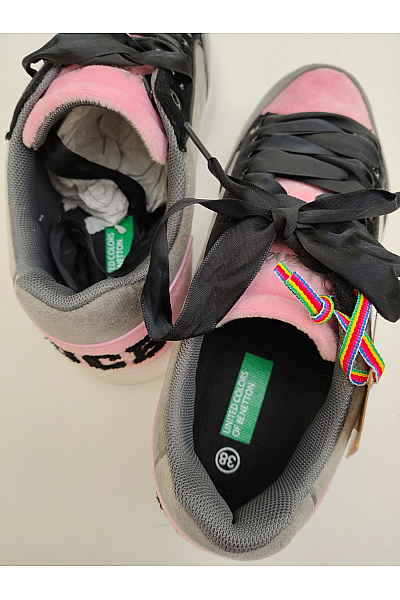 BENETTON tenisky United Colors of dámské semišové Šedé Vel. EU 38 | BENETTON | obrázek 8
