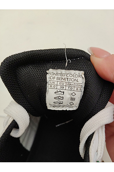 BENETTON Dámské tenisky United Colors of na platformě Bílé | BENETTON | obrázek 8