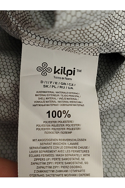 Kilpi Modrá sportovní větrová bunda s kapucí a zipem Vel. EU 42 | kilpi | obrázek 5