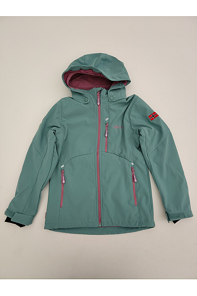 TROLLKIDS Dívčí softshellová outdoor bunda khaki | TROLLKIDS | obrázek 2