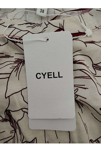 CYELL Červená květinová halenka s dlouhým rukávem Velikost EU 38 | CYELL | obrázek 5