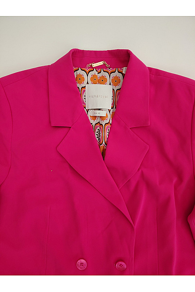 RICH&ROYAL Růžové dvouřadé dámské sako elegantní business | RICH&ROYAL | obrázek 4
