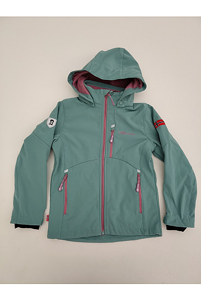 TROLLKIDS Dívčí softshellová outdoor bunda khaki Vel. EU 128 | TROLLKIDS | obrázek 2