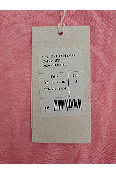 RICH&ROYAL Růžové bavlněné basic tričko s krátkým rukávem a kulatým výstřihem Vel. M | RICH&ROYAL | obrázek 8