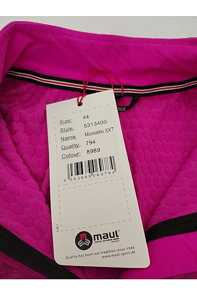 MAC Růžová sportovní funkční outdoorová bunda se zipem Velikost DE 44 | MAC | obrázek 5