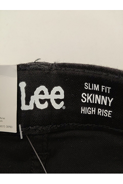 Lee Dámské černé bavlněné skinny džíny s vysokým pasem Vel. W28 L31 | Lee  | obrázek 6