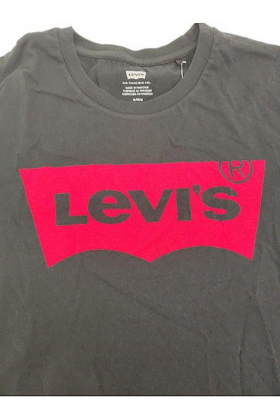 LEVIS Dámské bavlněné tričko s krátkým rukávem a nápisem | LEVIS | obrázek 4