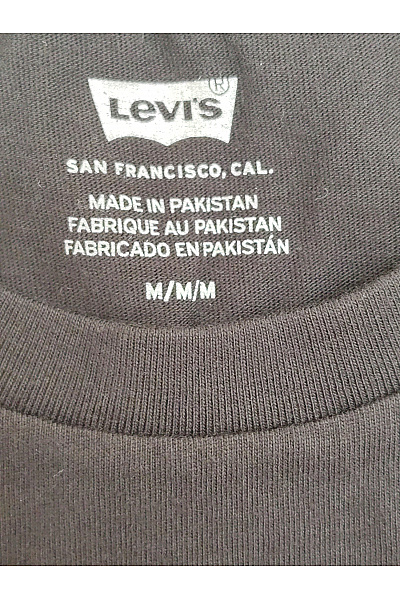 LEVIS Dámské bavlněné tričko s krátkým rukávem a nápisem | LEVIS | obrázek 6