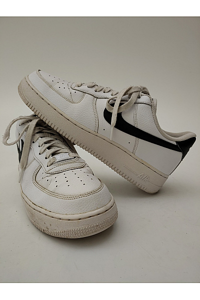 Nike Pánské tenisky Air Force 1 '07 Low (White/Black) Bílé Velikost US 42,5 | Nike | obrázek 4