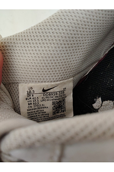 Nike Pánské tenisky Air Force 1 '07 Low (White/Black) Bílé Velikost US 42,5 | Nike | obrázek 7