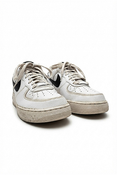 Nike Pánské Tenisky Air Force 1 '07 Low (White/Black) Bílé Velikost US 42,5