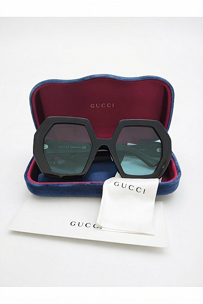 GUCCI Oversized Sluneční Brýle Geometrický Tvar Luxusní