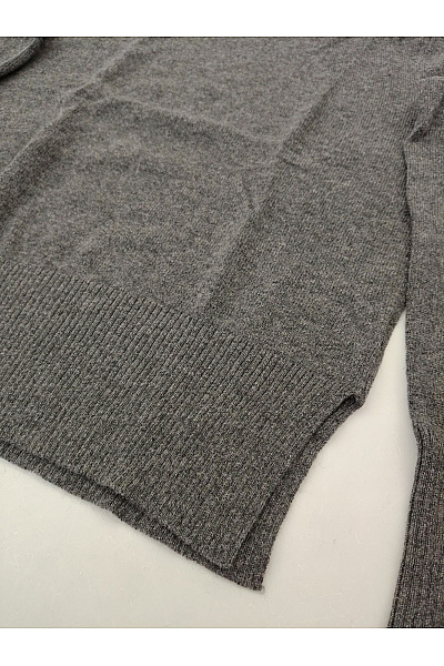 AUTHENTIC Dámský šedý kašmírový rolák basic Vel. L | AUTHENTIC | obrázek 4