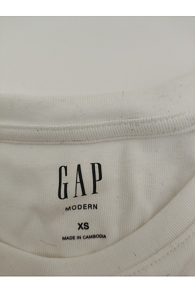 Gap Béžové bavlněné basic tričko s dlouhým rukávem a kulatým výstřihem Vel. US XS | Gap | obrázek 3