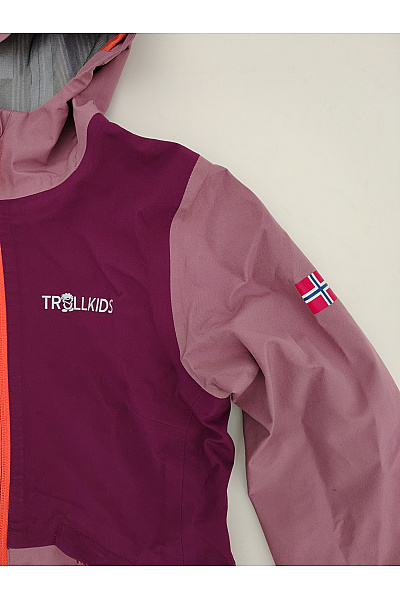 TROLLKIDS Dívčí outdoorová softshellová bunda Vel. 116 | TROLLKIDS | obrázek 4