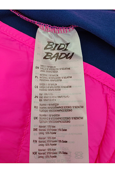 Bidi Badu Dámská růžová prošívaná sportovní bunda se zipem Vel. S | Bidi Badu | obrázek 7