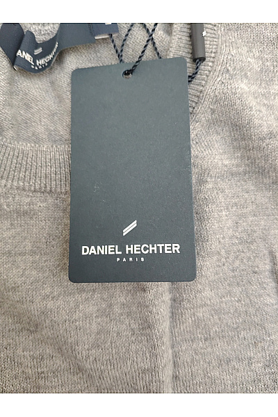 DANIEL HECHTER Šedý vlněný basic pulovr Vel. EU L | DANIEL HECHTER | obrázek 6