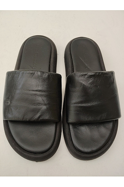 Dámské kožené pantofle na platformě Velikost EU 40 | Unimoda | obrázek 6