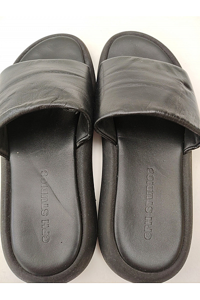 Dámské kožené pantofle na platformě Velikost EU 40 | Unimoda | obrázek 7