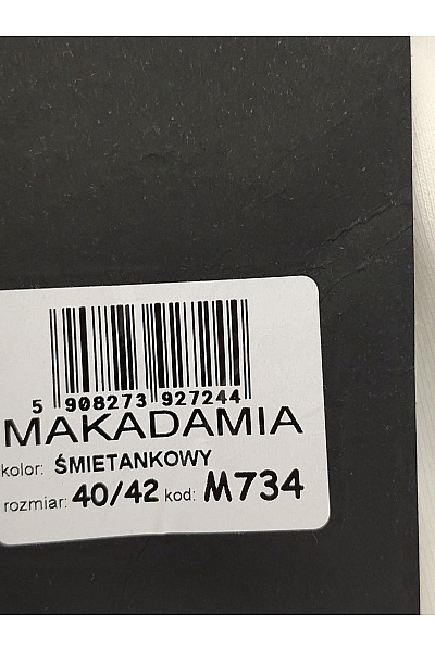 Makadamia Béžové bavlněné basic tričko s krátkým rukávem a výšivkou Velikost EU 40/42 | Makadamia | obrázek 7