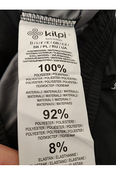 Kilpi Černé sportovní outdoorové kalhoty s kapsami Vel. XL | kilpi | obrázek 7