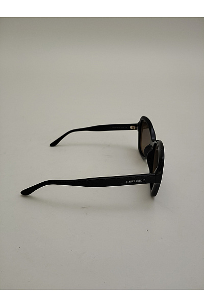 Jimmy choo Černé oversized sluneční brýle luxusní | jimmy choo | obrázek 5