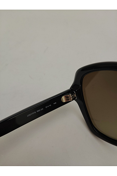 Jimmy choo Černé oversized sluneční brýle luxusní | jimmy choo | obrázek 8