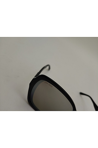 Jimmy choo Černé oversized sluneční brýle luxusní | jimmy choo | obrázek 10