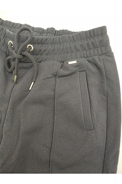 Černé dámské tepláky s kapsami a pružným pasem Velikost EU 40 | Unimoda | obrázek 5