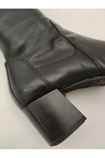 VAGABOND Černé elegantní vysoké kozačky na podpatku se špičatou špičkou Vel. 39 | VAGABOND | obrázek 7