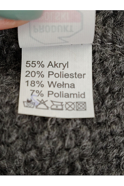 TU Šedý pletený kardigan s výstřihem do V Velikost XL | TU  | obrázek 4
