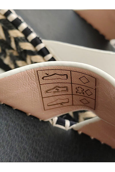 CafeNoir Bílé dámské espadrilky na platformě s páskem a kamínky Vel. EU 41 | CafeNoir | obrázek 9