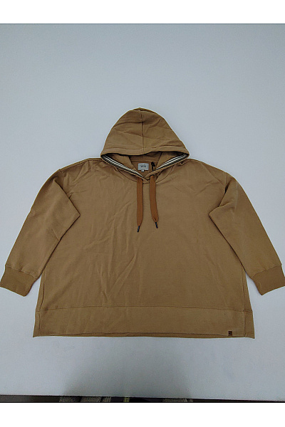 Camel active Bavlněná dámská oversized mikina s kapucí hnědá Velikost XXL | camel active | obrázek 2