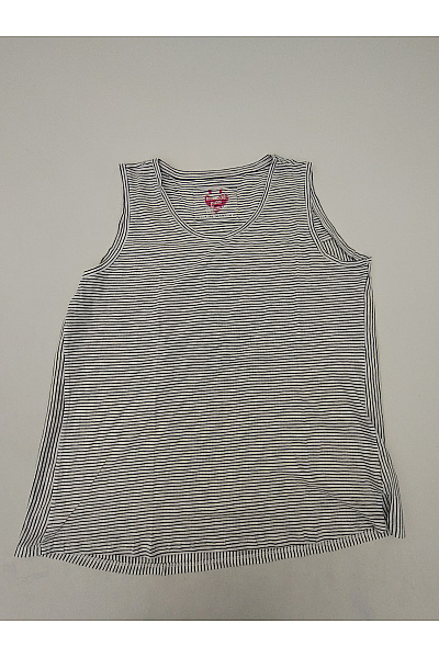 THE EXTREME COLLECTION Bavlněné pruhované dámské tílko s kulatým výstřihem Velikost 2XL | THE EXTREME COLLECTION | obrázek 2