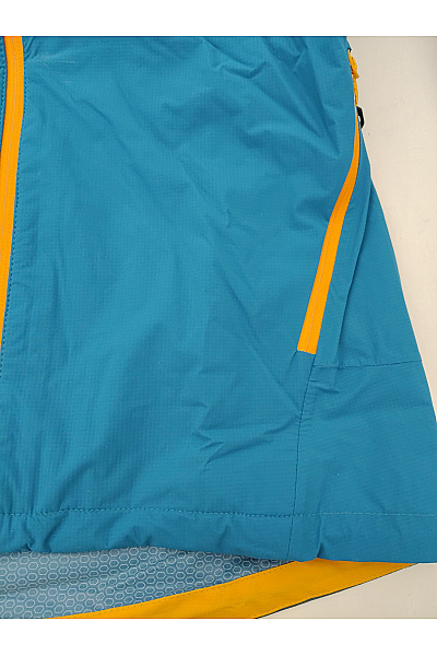 MAC Modrá sportovní outdoorová bunda s kapucí a zipem Velikost EU 40 | MAC | obrázek 3