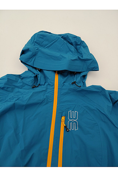 MAC Modrá sportovní outdoorová bunda s kapucí a zipem Velikost EU 40 | MAC | obrázek 4