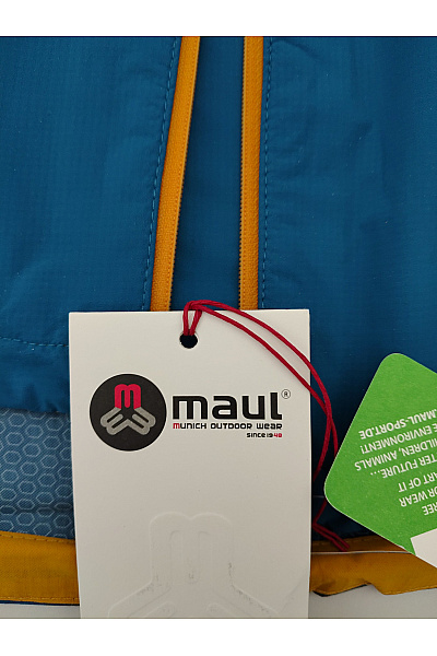 MAC Modrá sportovní outdoorová bunda s kapucí a zipem Velikost EU 40 | MAC | obrázek 6
