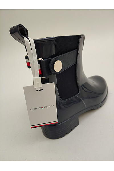 TOMMY HILFIGER Dámské kotníkové gumové holínky chelsea Vel. EU 37 | TOMMY HILFIGER | obrázek 5